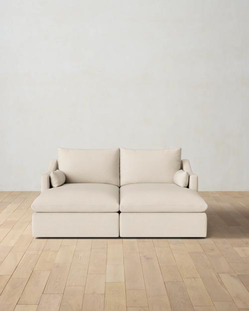 Leighton Slope Arm Double Chaise Sectional - Gallery Image #1