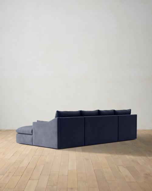 Leighton Slope Arm 3-Piece Chaise Sectional - Gallery Image #4