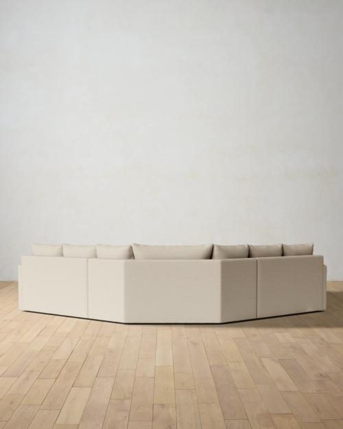 Leighton Track Arm 3-Piece Wedge Sectional - Gallery Image #4