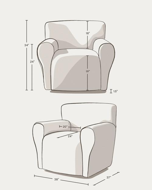 Theodore Swivel Chair - Gallery Image #8