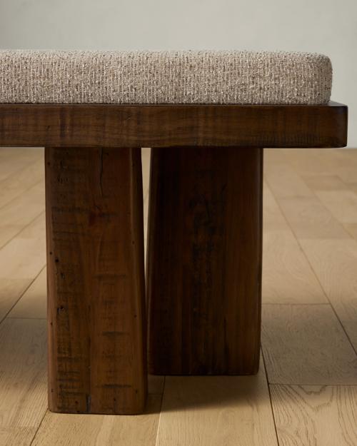 Valentina Reclaimed Pine Bench - Gallery Image #6