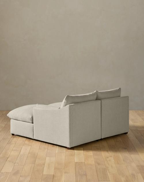Leighton Slope Arm Double Chaise Sectional - Gallery Image #4