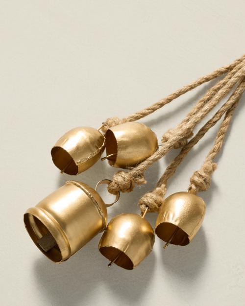 Zara Brass Bell Swag - Gallery Image #3
