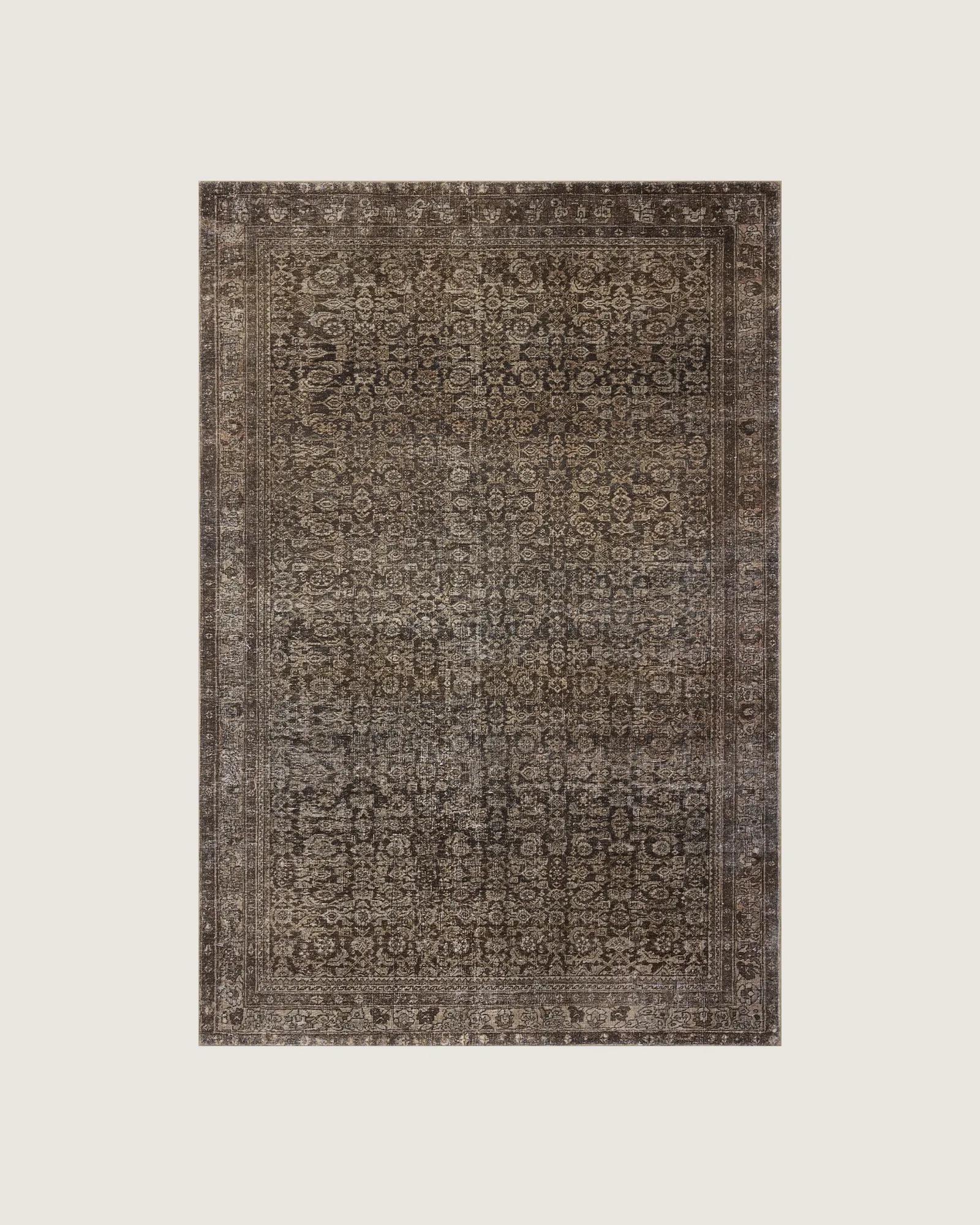 Brenna CloudPile™ Printed Rug - Espresso / Multi 8' 6 x 11' 6