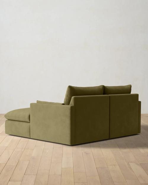 Leighton Track Arm Double Chaise Sectional - Gallery Image #4