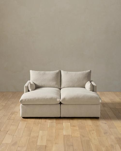 Leighton Track Arm Double Chaise Sectional - Gallery Image #1