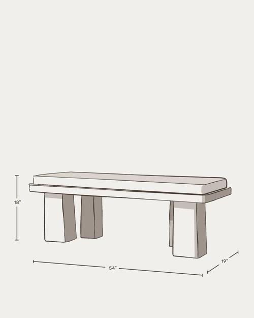 Valentina Reclaimed Pine Bench - Gallery Image #7