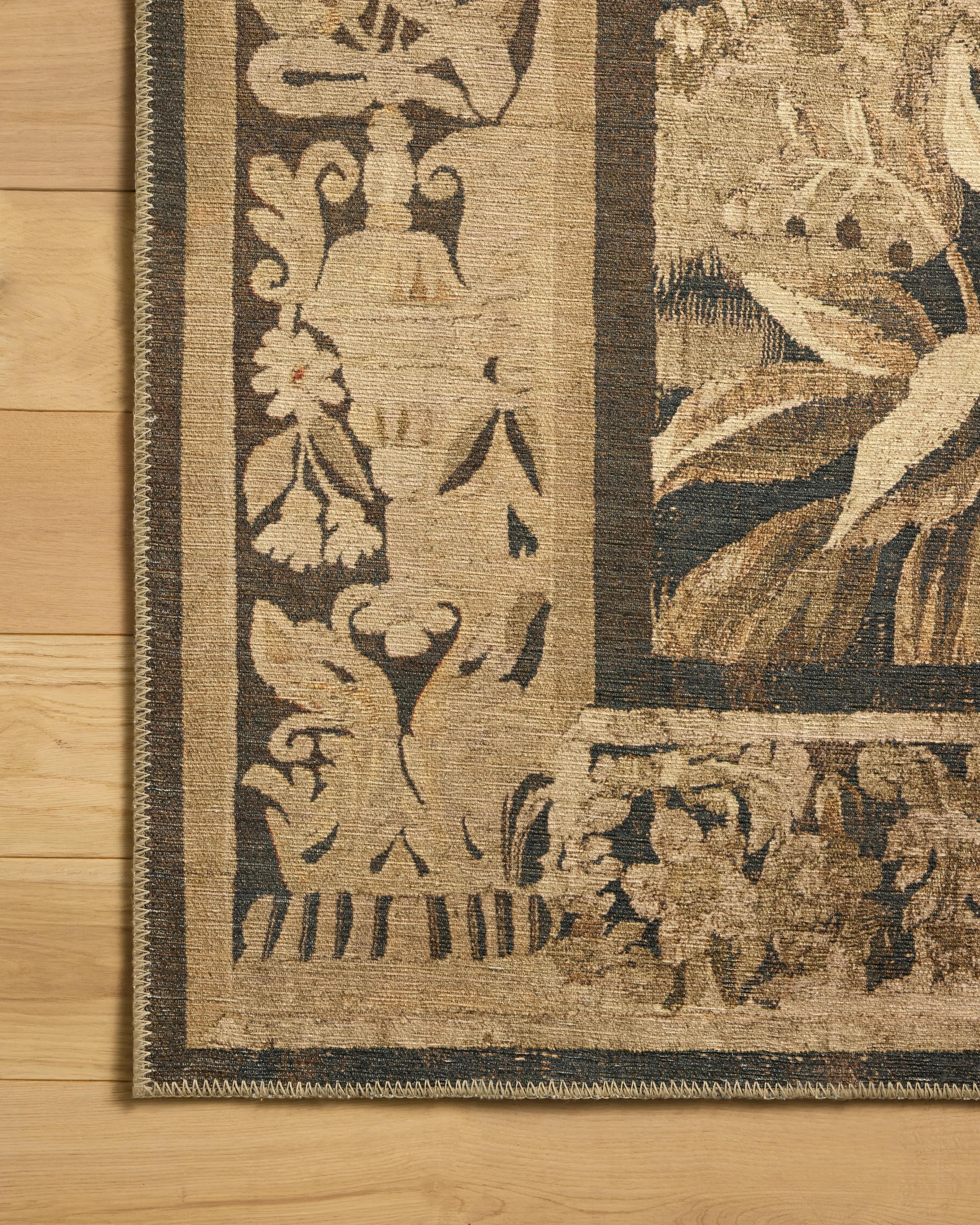 Hollyhock Printed Tapestry Rug | Joon Loloi