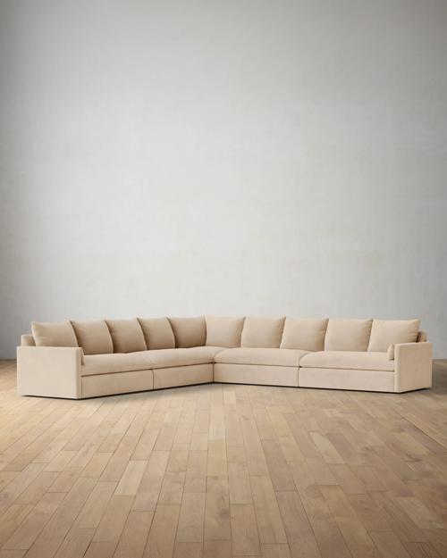 Leighton Track Arm 5-Piece Grand Corner Sectional - Gallery Image #1