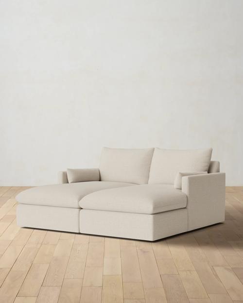 Leighton Track Arm Double Chaise Sectional - Gallery Image #2
