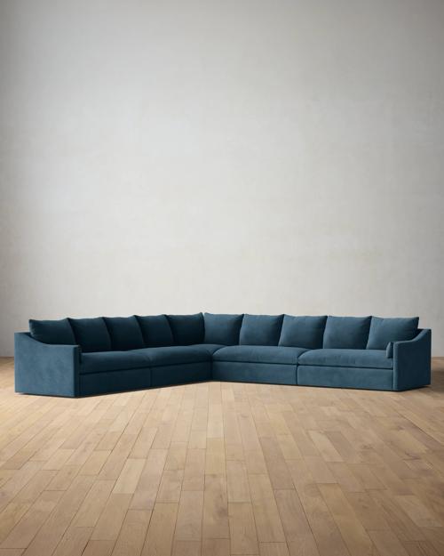 Leighton Slope Arm 5-Piece Grand Corner Sectional - Gallery Image #1