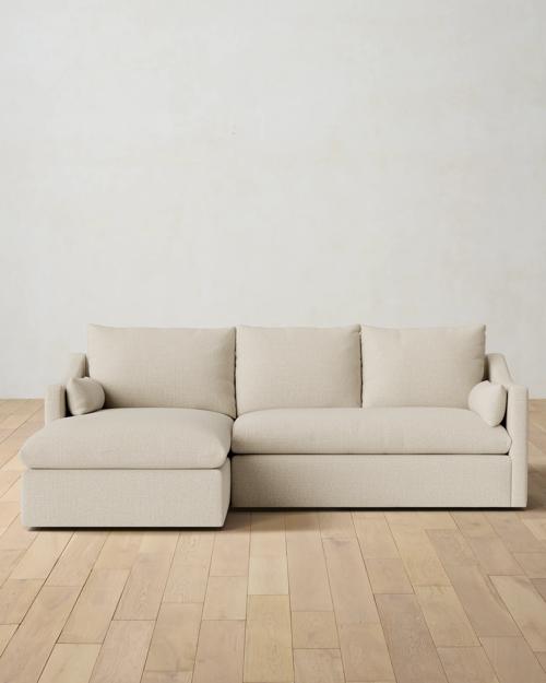 Leighton Slope Arm 2-Piece Chaise Sectional - Gallery Image #1