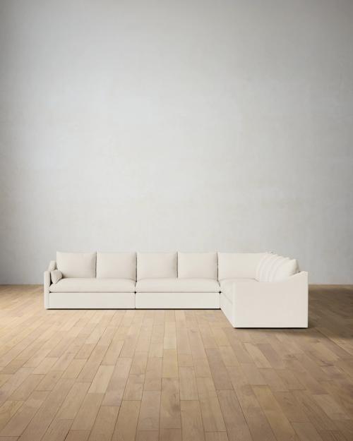 Leighton Slope Arm 5-Piece Grand Corner Sectional - Gallery Image #2