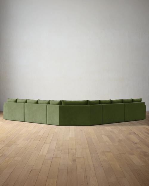 Leighton Track Arm 5-Piece Grand Wedge Sectional - Gallery Image #3