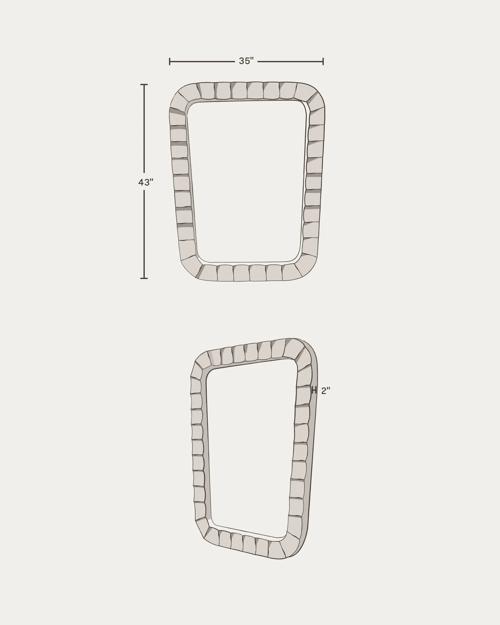 Roche EcoMix Wall Mirror - Gallery Image #5
