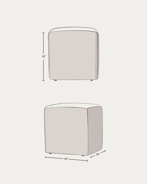 Jae Cube Stool - Gallery Image #5