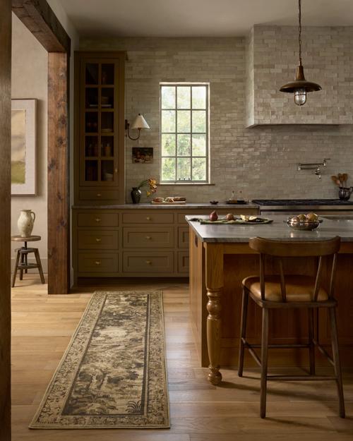 Hollyhock Printed Tapestry Rug - Gallery Image #2