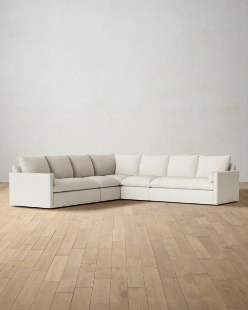 Leighton Track Arm 5-Piece Corner Sectional - Gallery Image #1
