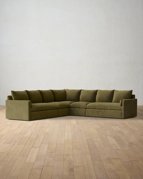 Leighton Track Arm 5-Piece Corner Sectional - Gallery Image #1