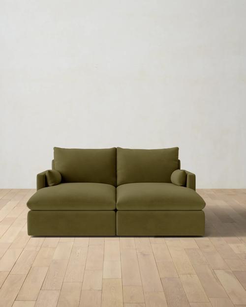 Leighton Track Arm Double Chaise Sectional - Gallery Image #1